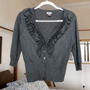 Dark Grey Cardigan - Worthington - Medium (M)